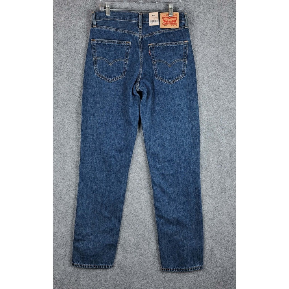 NEW LEVI'S 550 Relaxed Fit‎ Tapered Leg Denim Jeans  Men's Size 31 X36 LEVIS